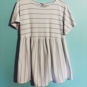 babydoll striped shirt